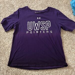 Under Armour Dark Purple UWSP Pointers Tee
